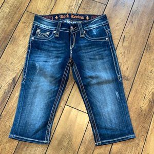 Rock Revival Christina Cropped Jean capris